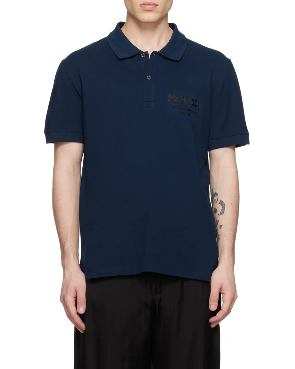 Logo Embroidered Polo Shirt