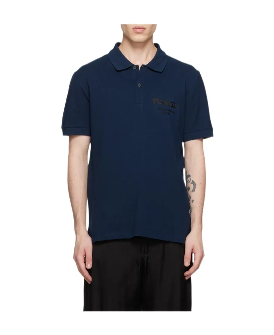 Logo Embroidered Polo Shirt