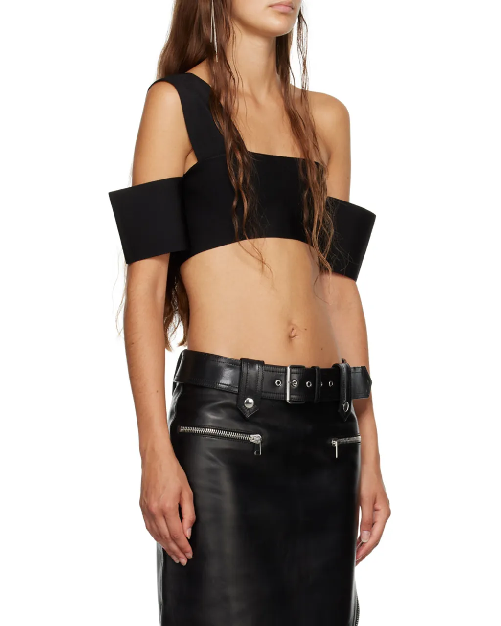 Off-Shoulder Stretched Bandeau Top