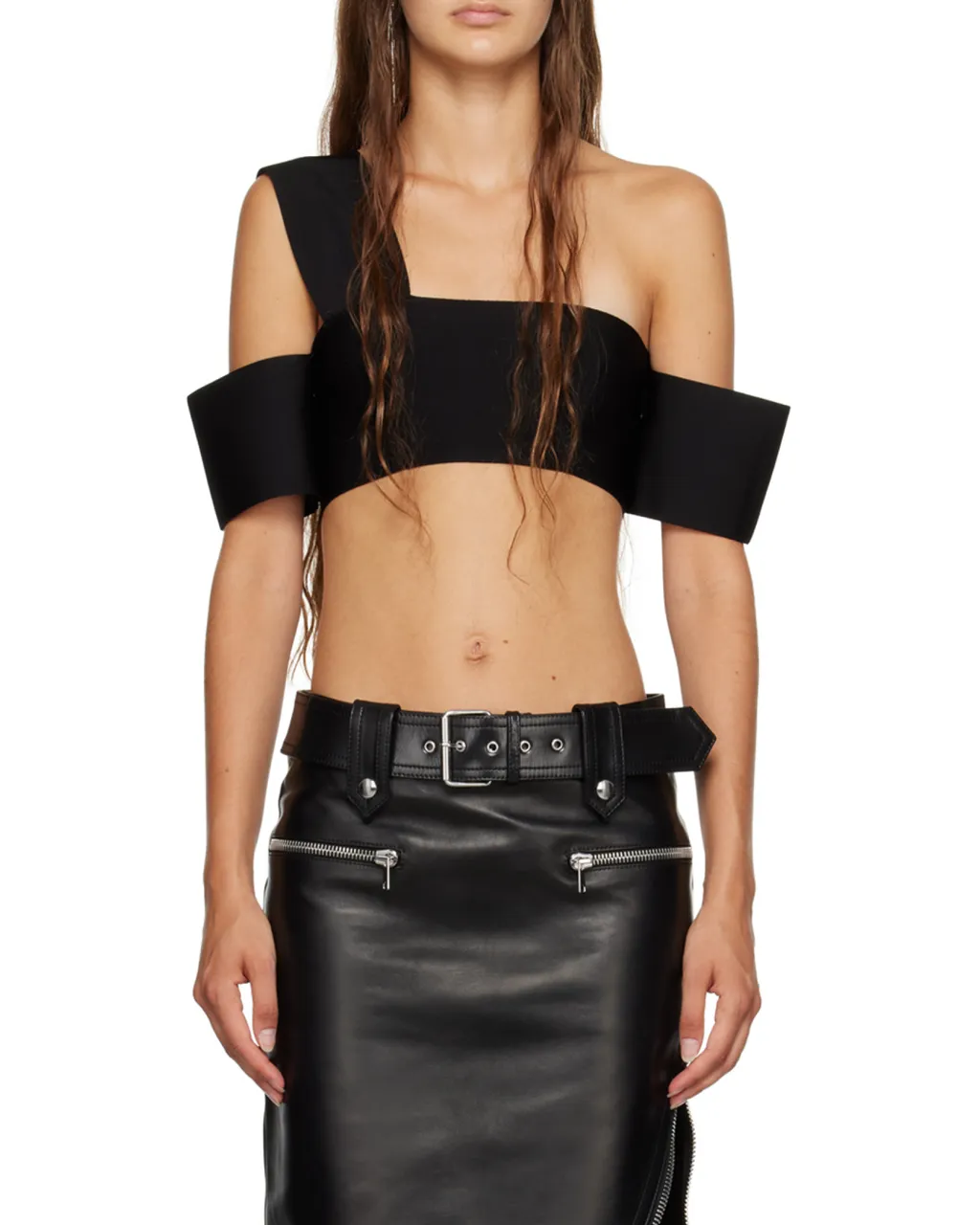 Off-Shoulder Stretched Bandeau Top