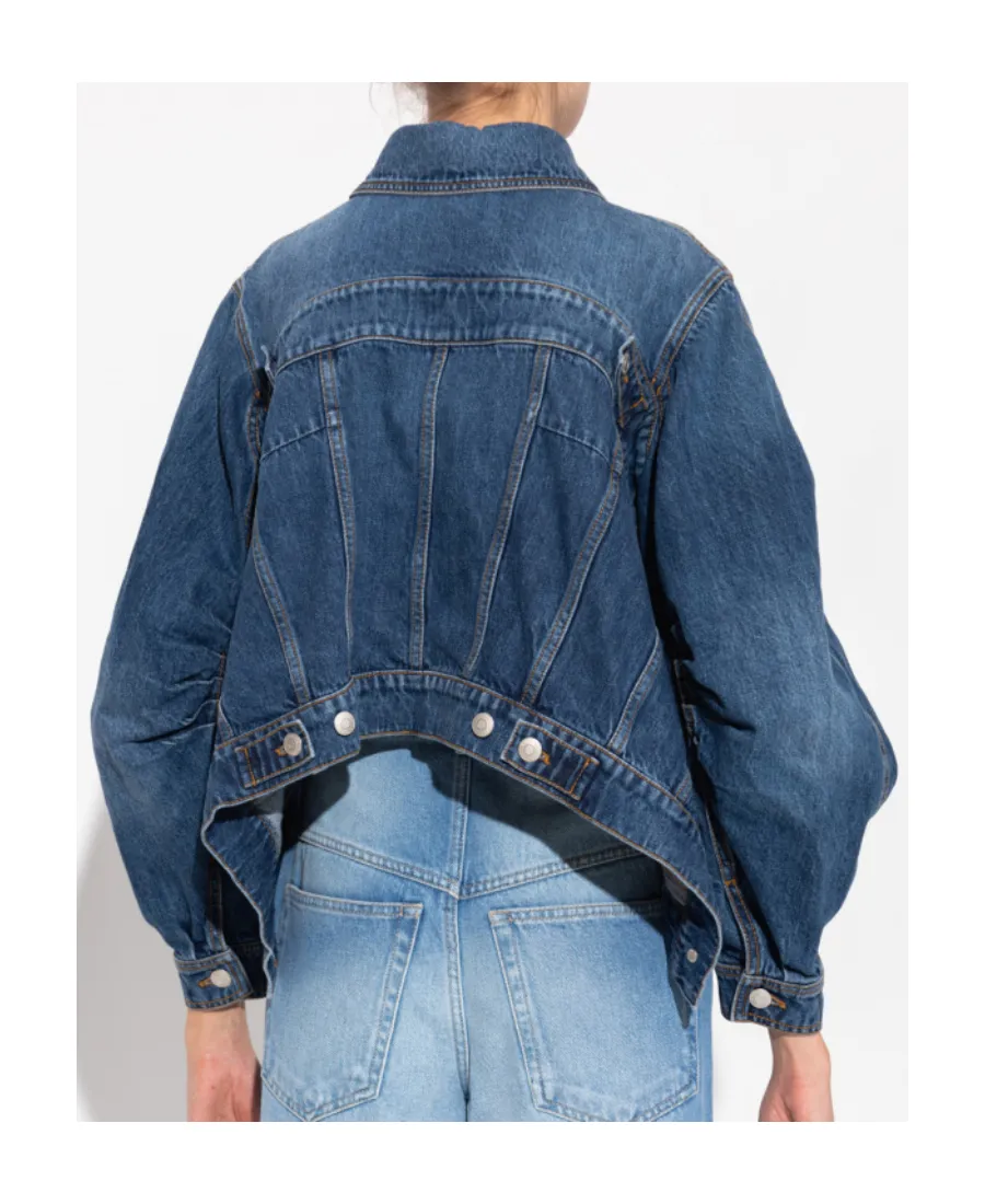 Cocoon Sleeve Denim Jacket