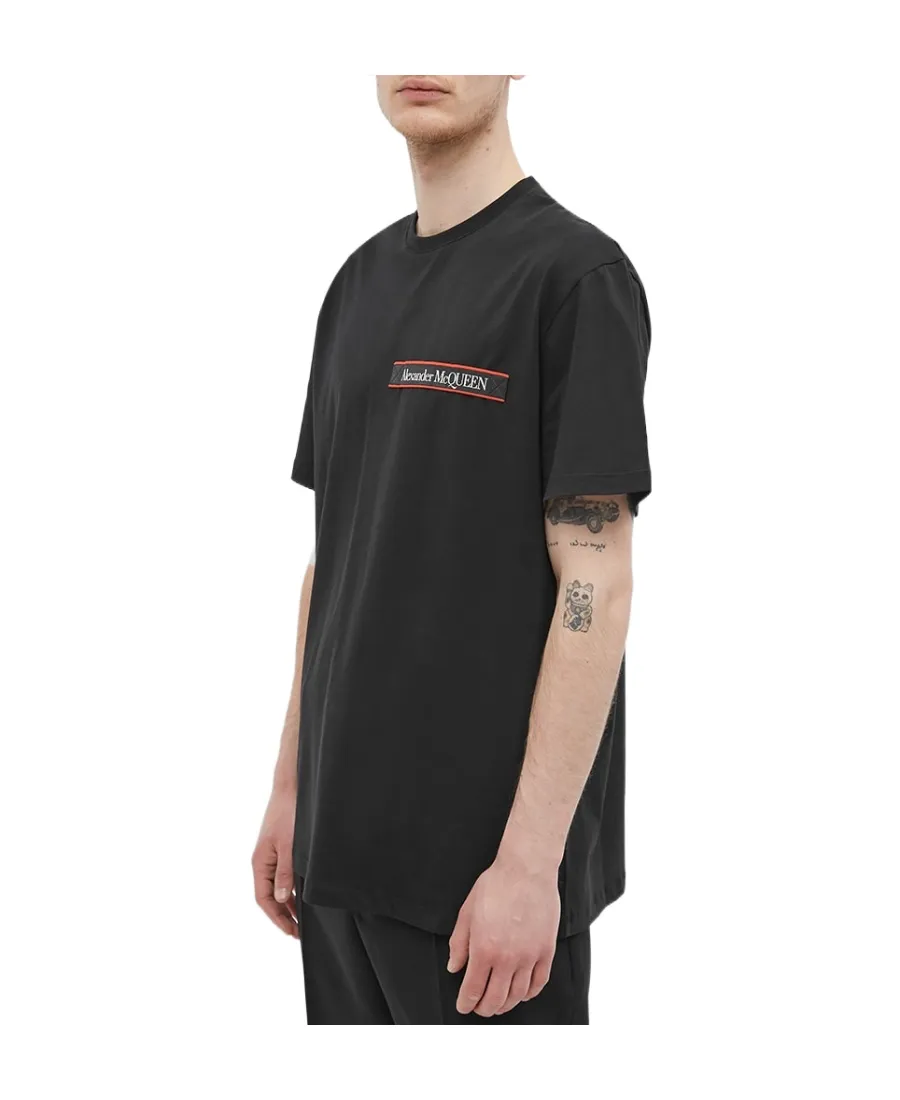 Logo Patch Crewneck T-Shirt
