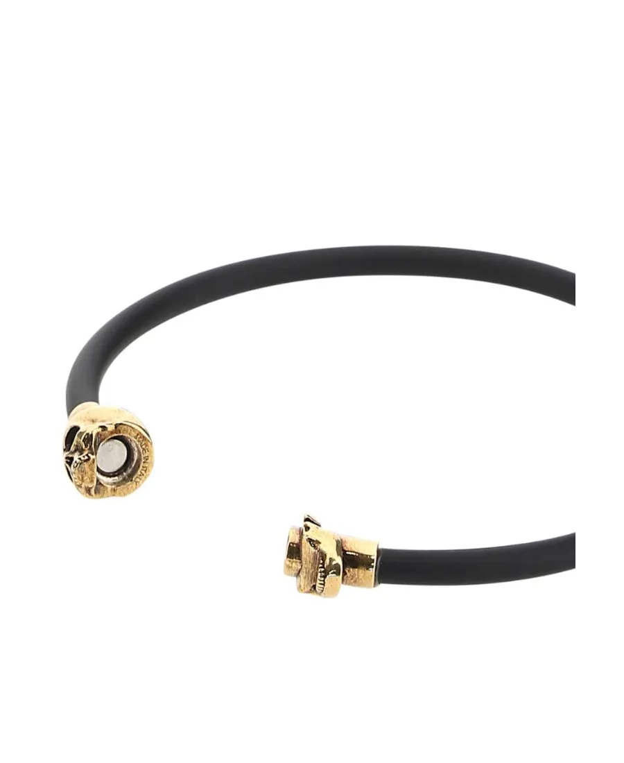 Skull Charm Cord Bracelet