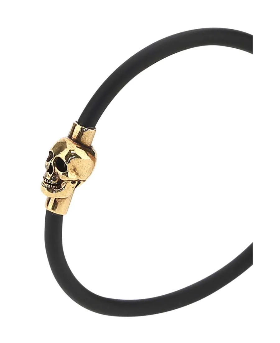 Skull Charm Cord Bracelet