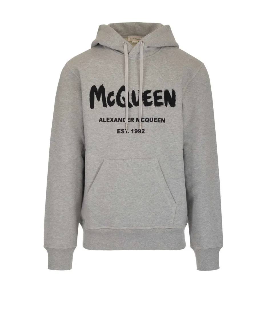 Logo-Print Cotton Hoodie