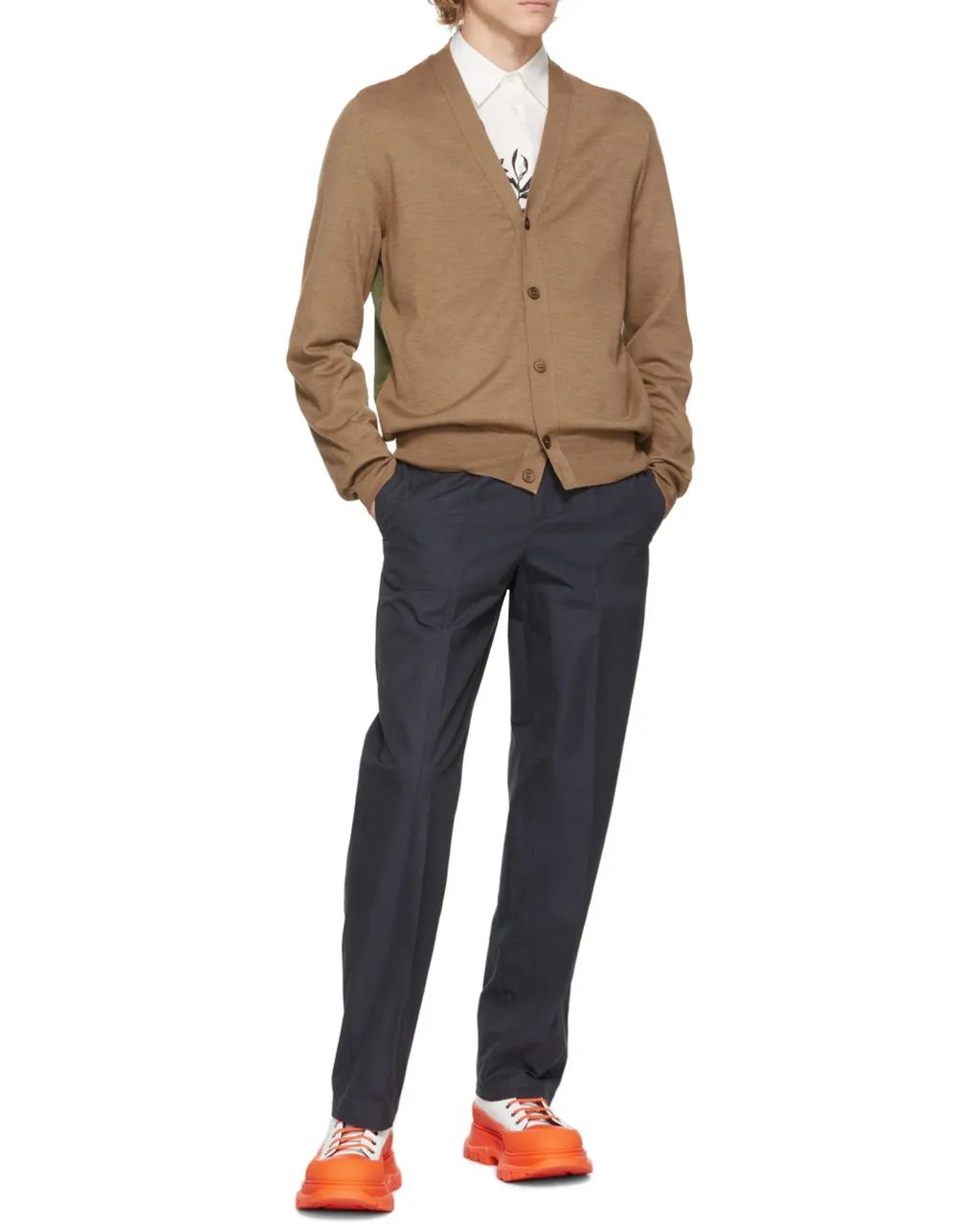 V-Neck Button Knitted Cardigan