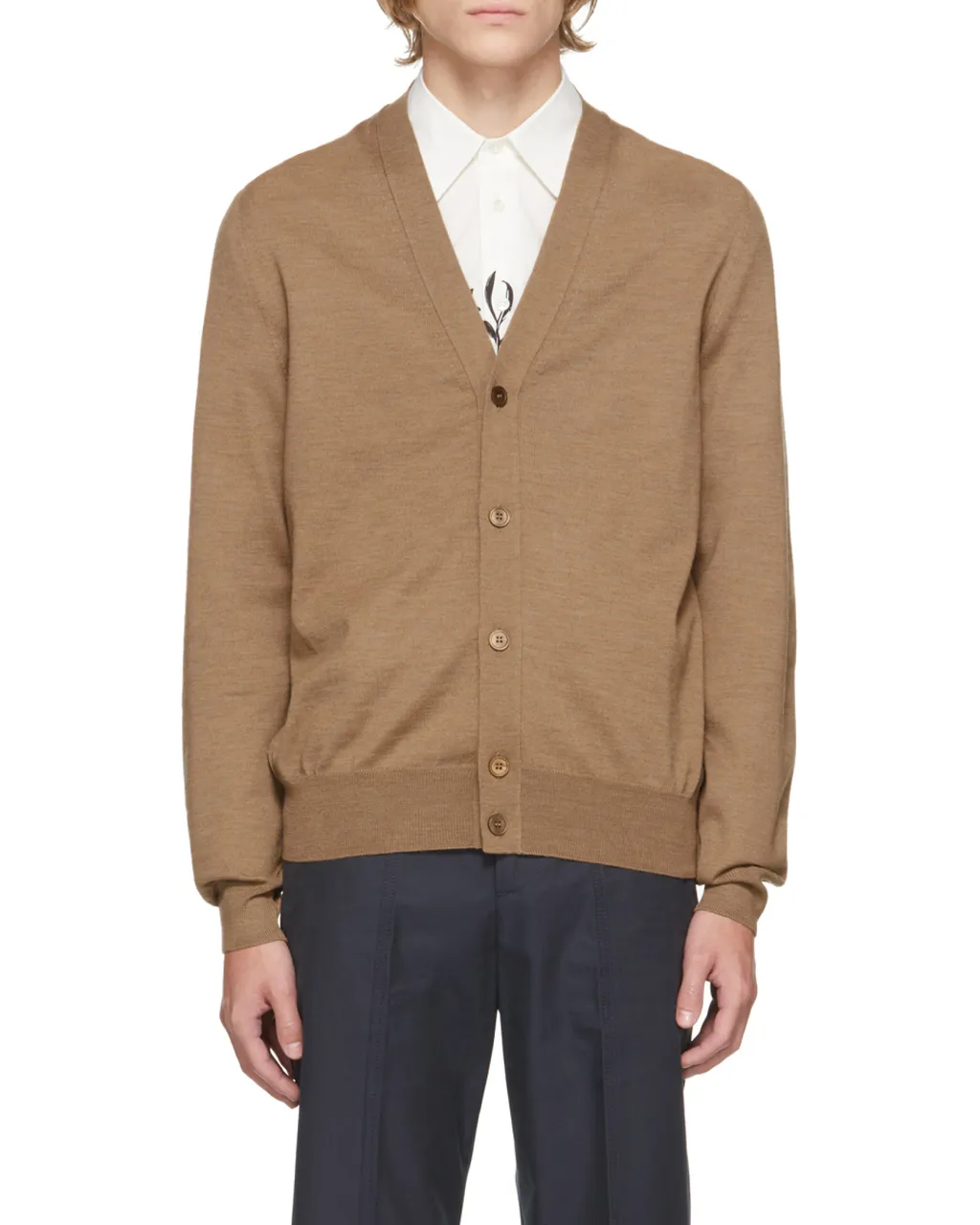 V-Neck Button Knitted Cardigan