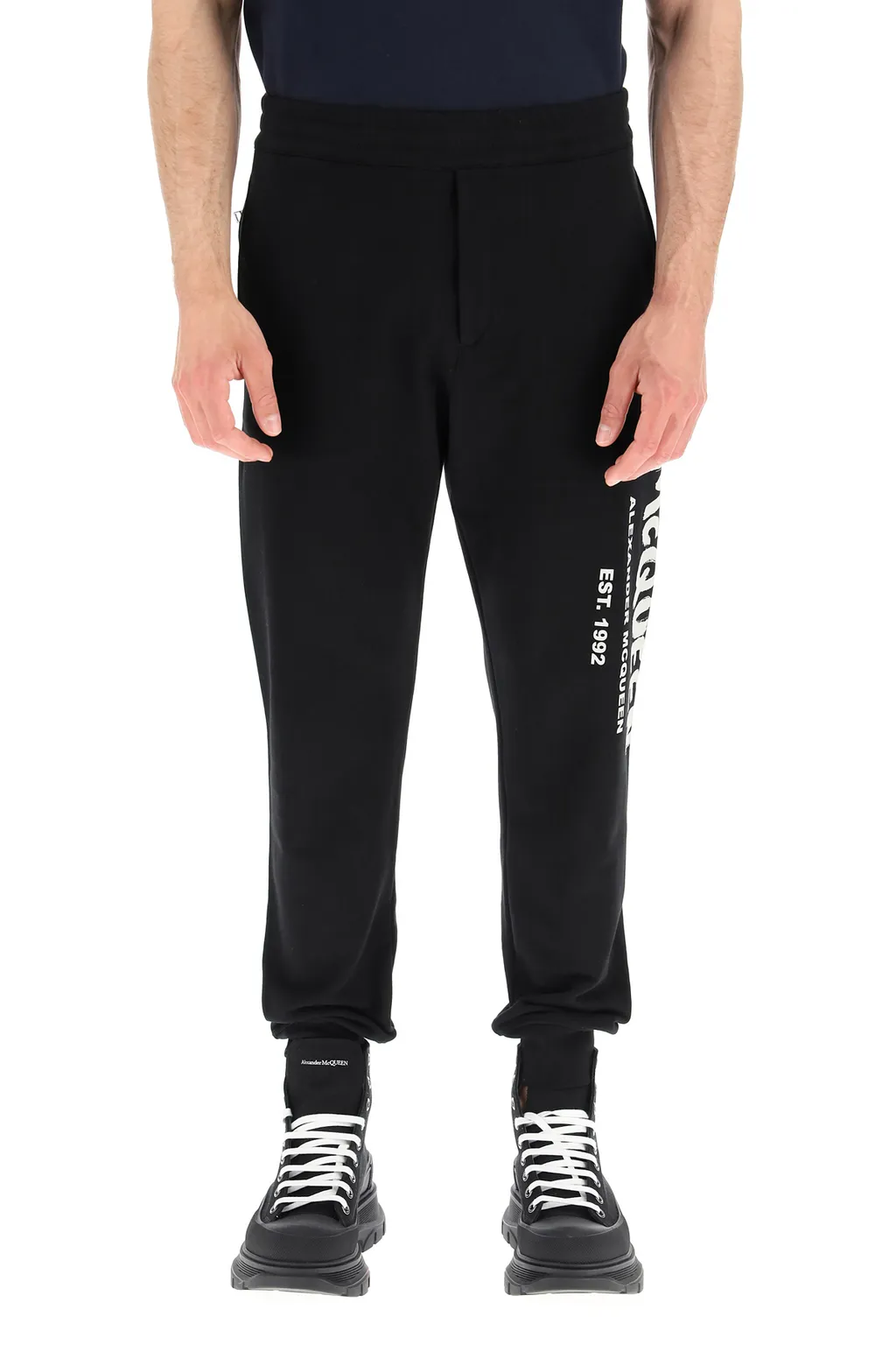 Graffiti Logo Printed Track Pants