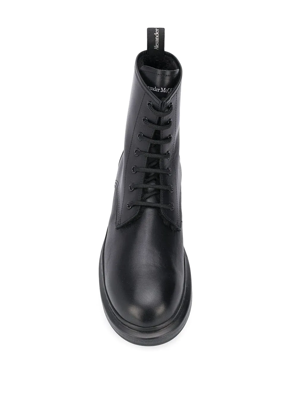 Round Toe Lace-Up Ankle Boots