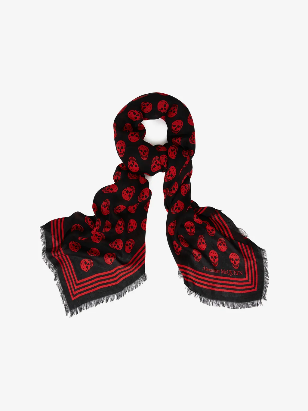 Skull Print Scarf