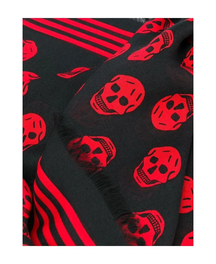 Skull Print Scarf