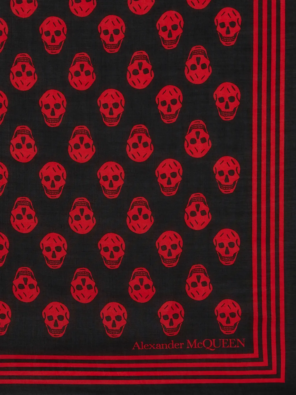 Skull Print Scarf
