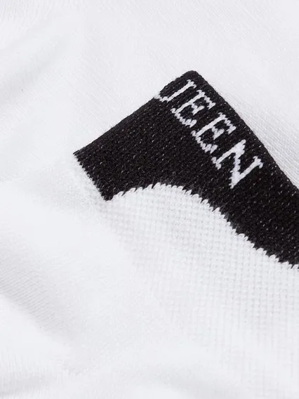 Logo Intarsia Ankle Socks