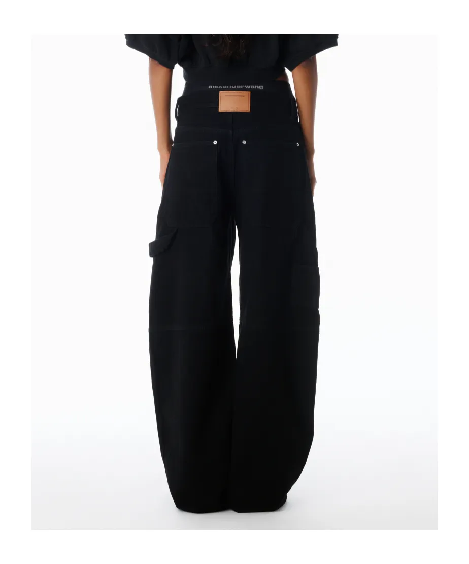 Five-Pocket Black Jeans