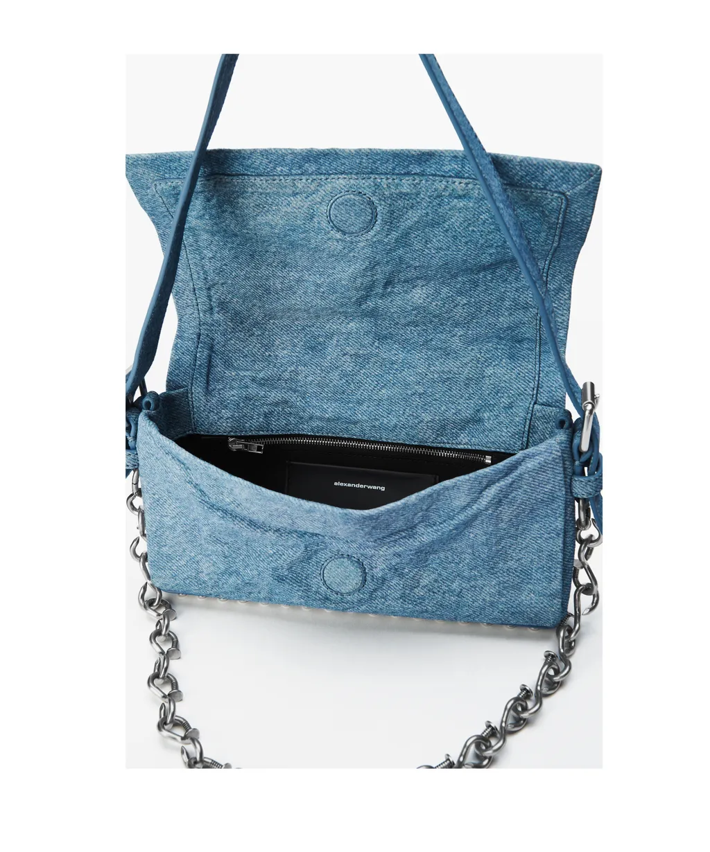 Ricco Crushed Flap Shoulder Bag