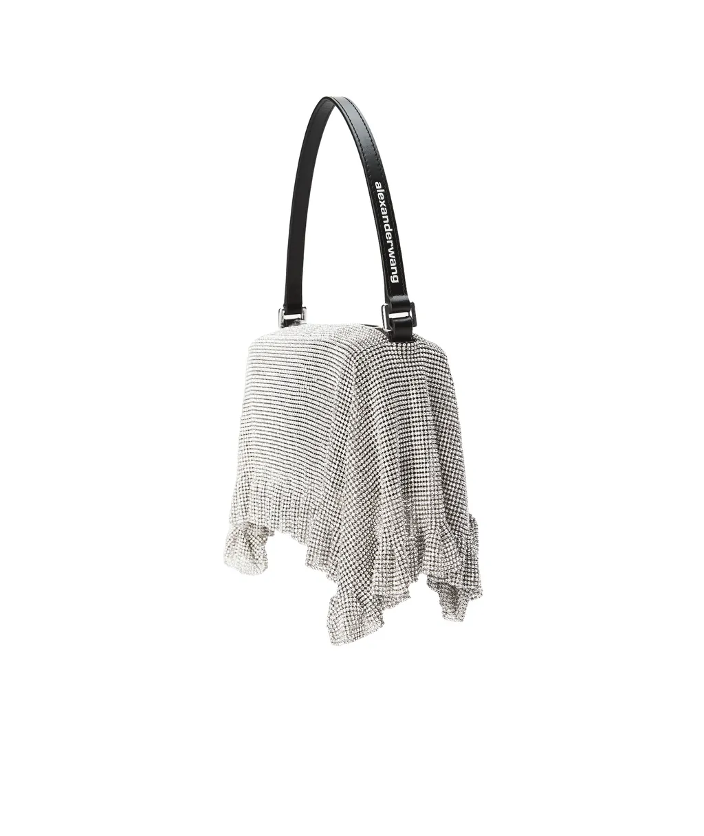 Divina Pochette Crystal Mesh Bag