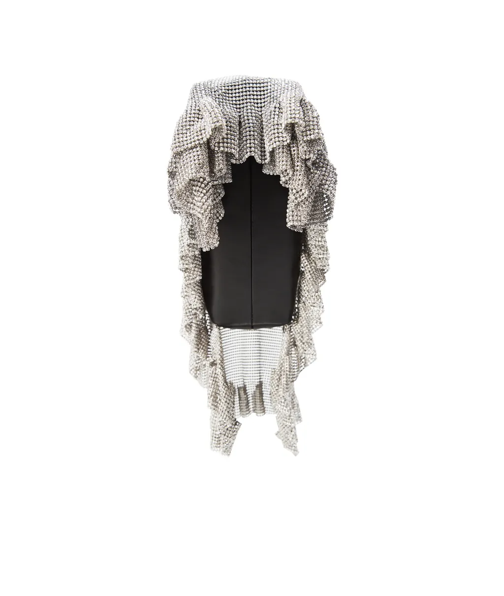 Divina Pochette Crystal Mesh Bag
