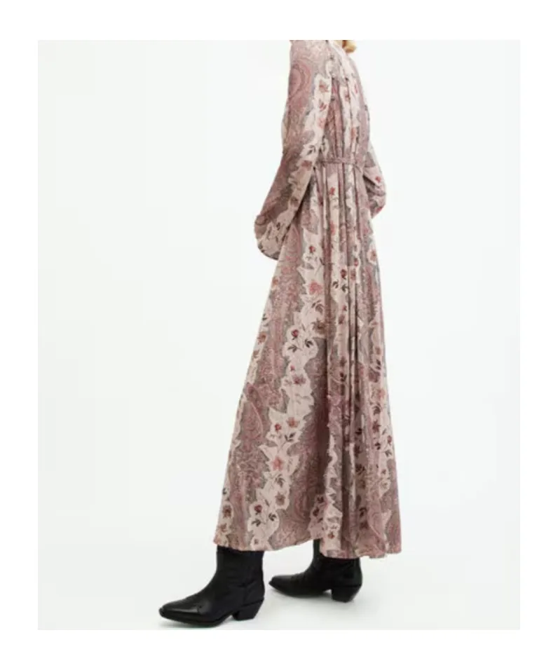 Susannah Cascade Paisley Maxi Dress