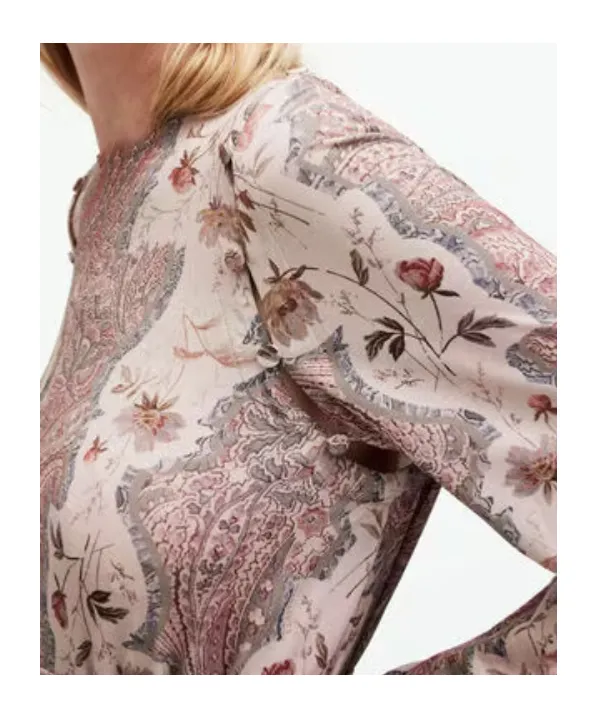 Susannah Cascade Paisley Maxi Dress