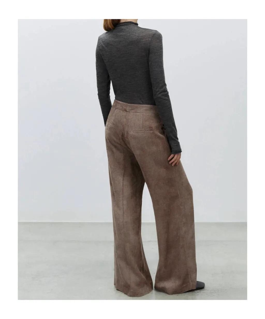 Flared Velvet Pants