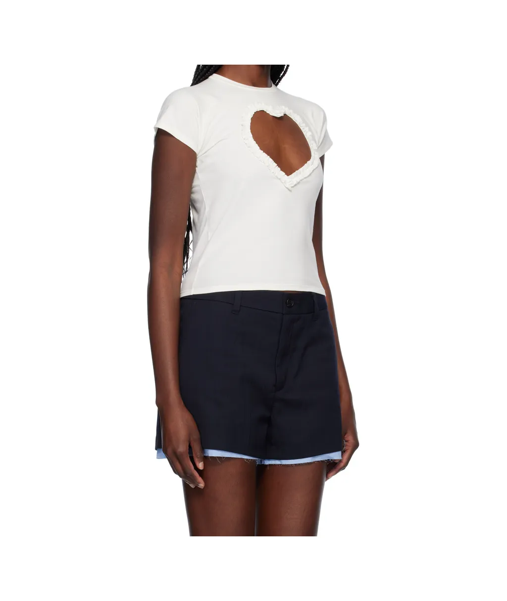 Heart-Shaped Pattern T-Shirt