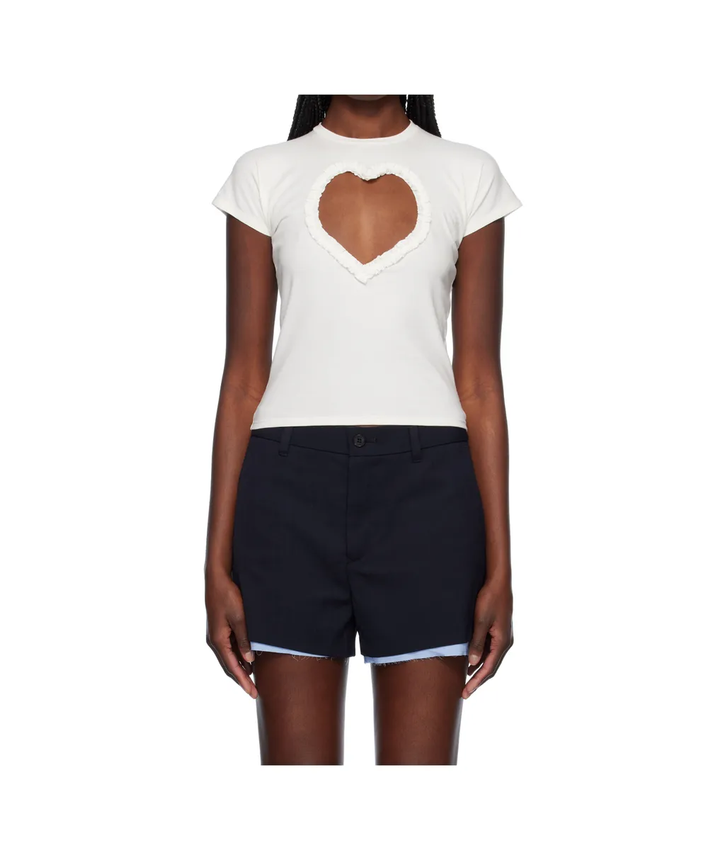 Heart-Shaped Pattern T-Shirt