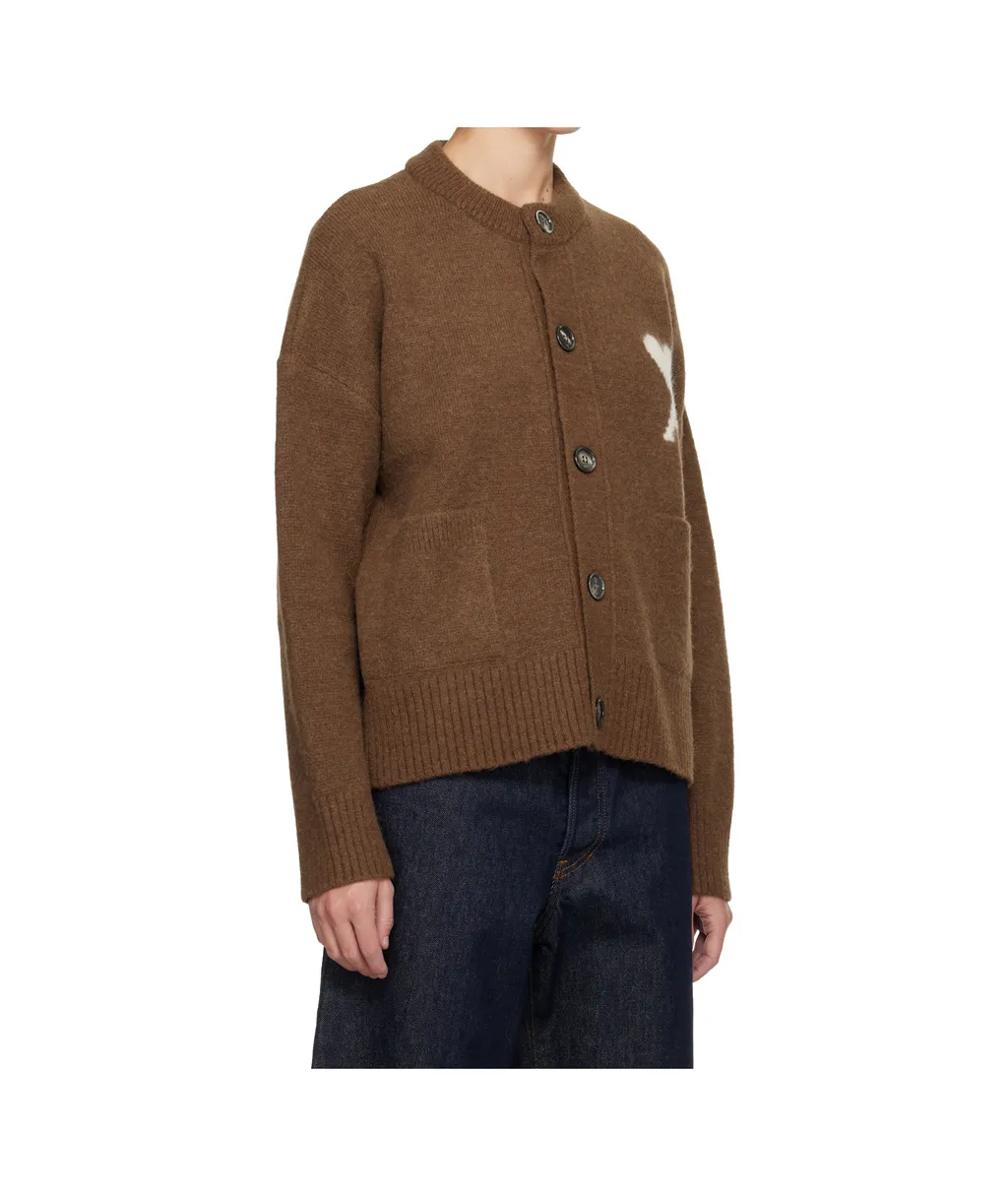 Ami De Coeur Alpaca Wool Cardigan