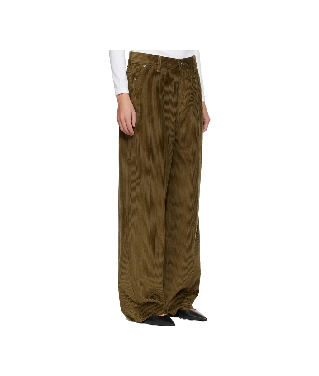 Plus-Size Cotton Casual Pants