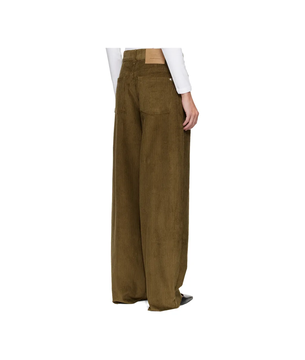 Plus-Size Cotton Casual Pants
