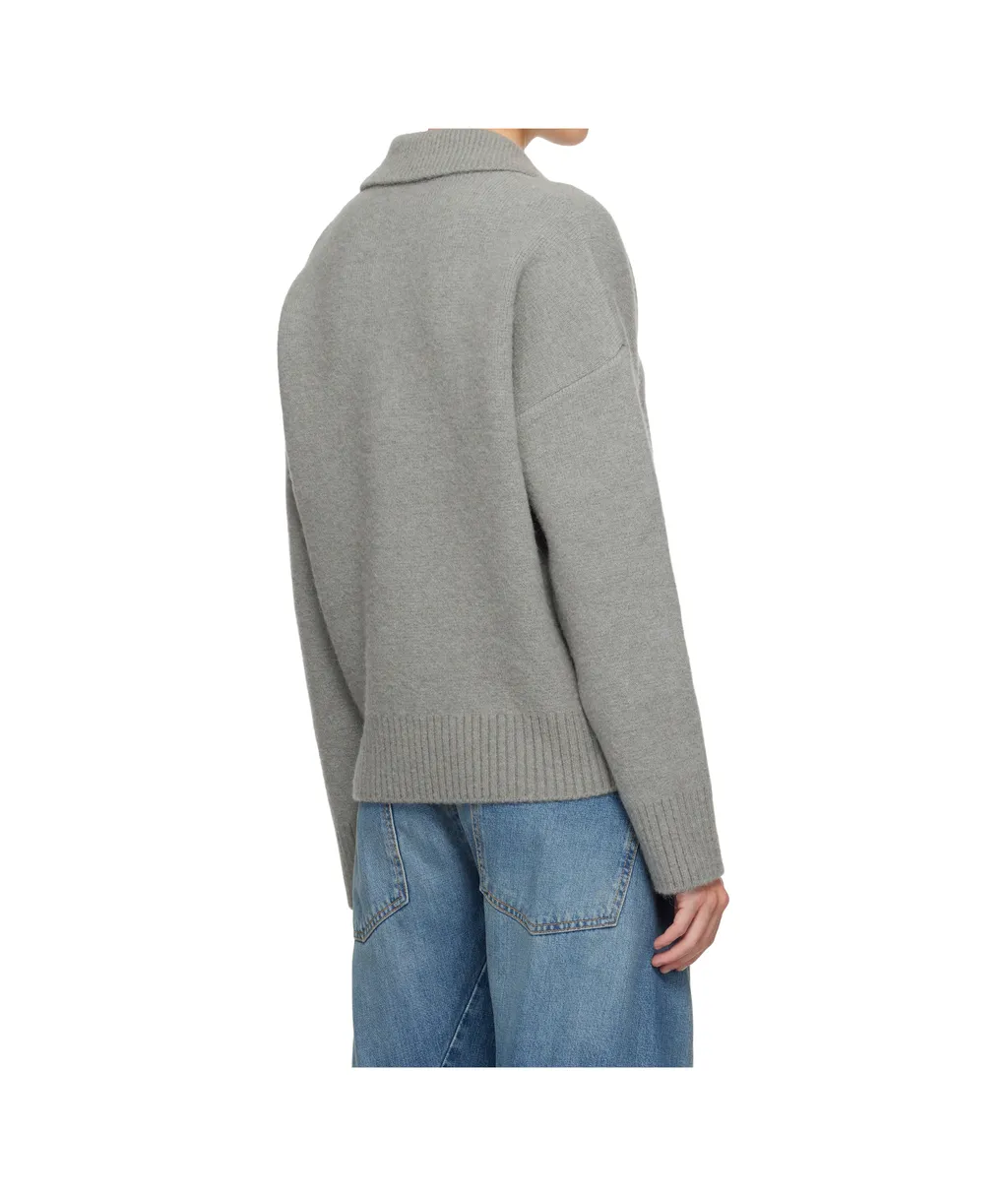 Ami De Coeur Alpaca Wool Polo Shirt