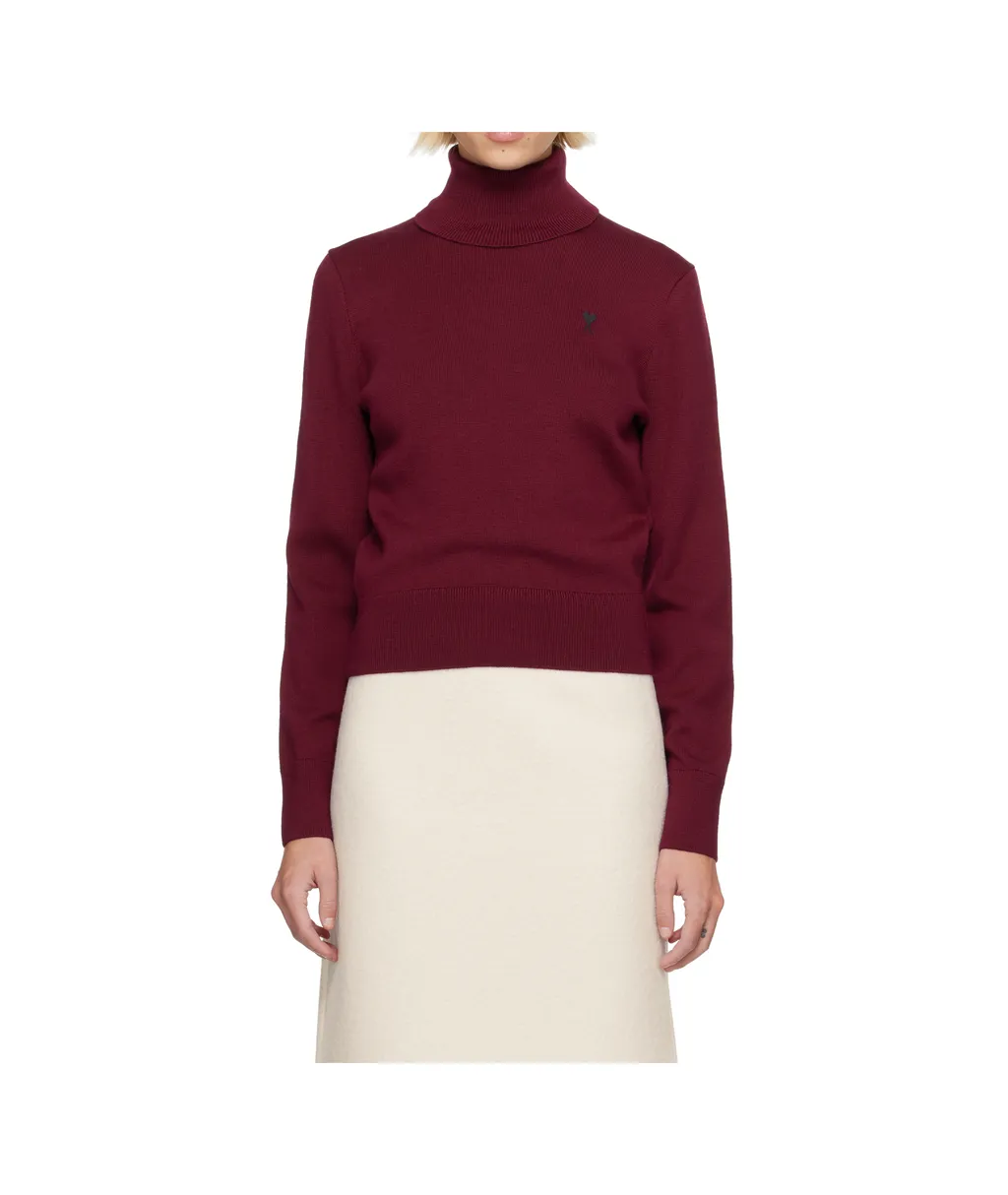 Ami De Coeur Wool Turtleneck Sweater