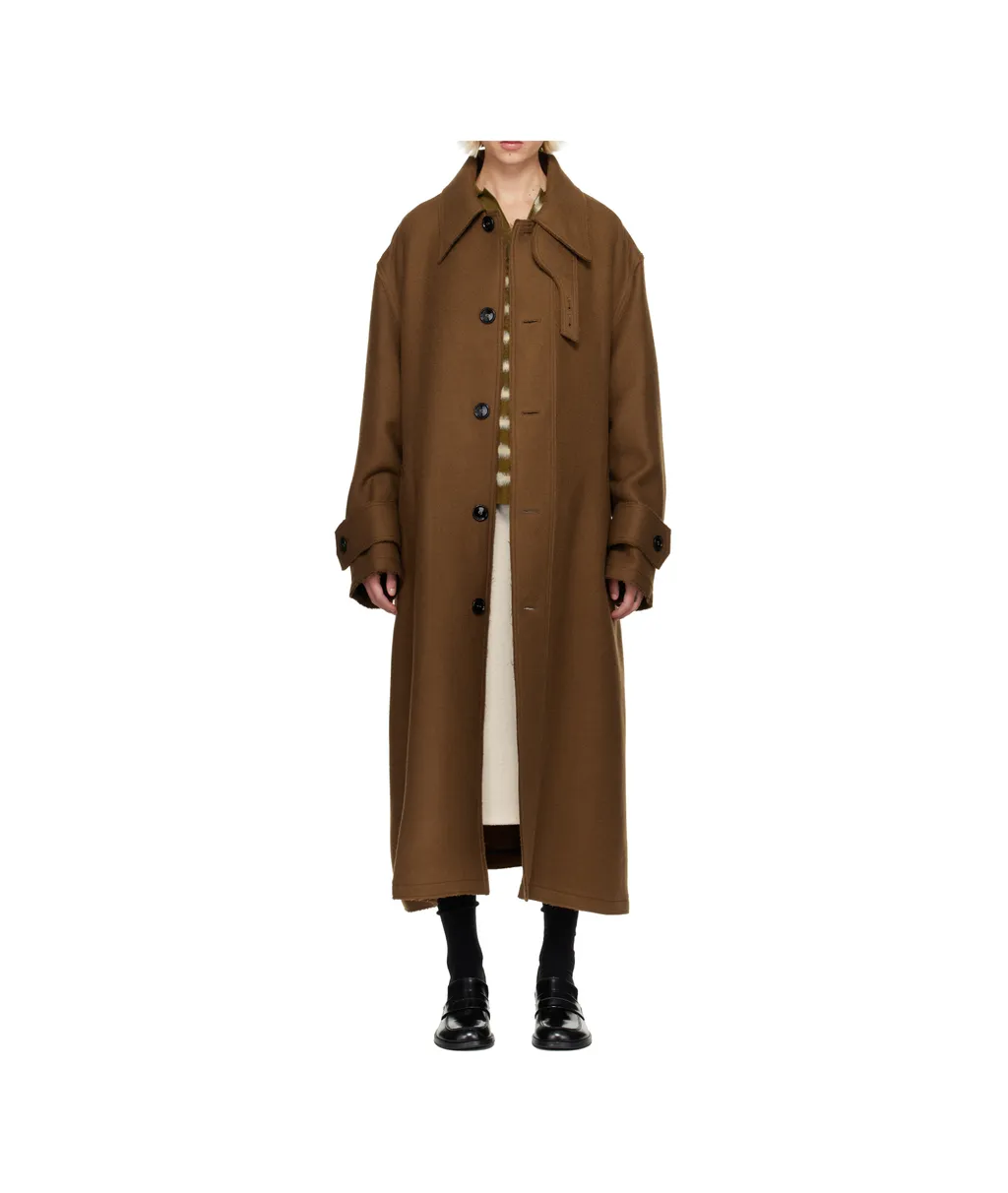 Wool Belt Coat