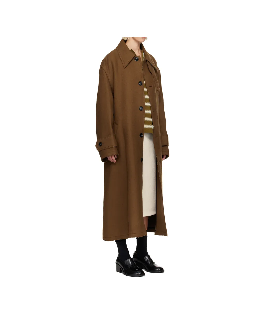 Wool Belt Coat