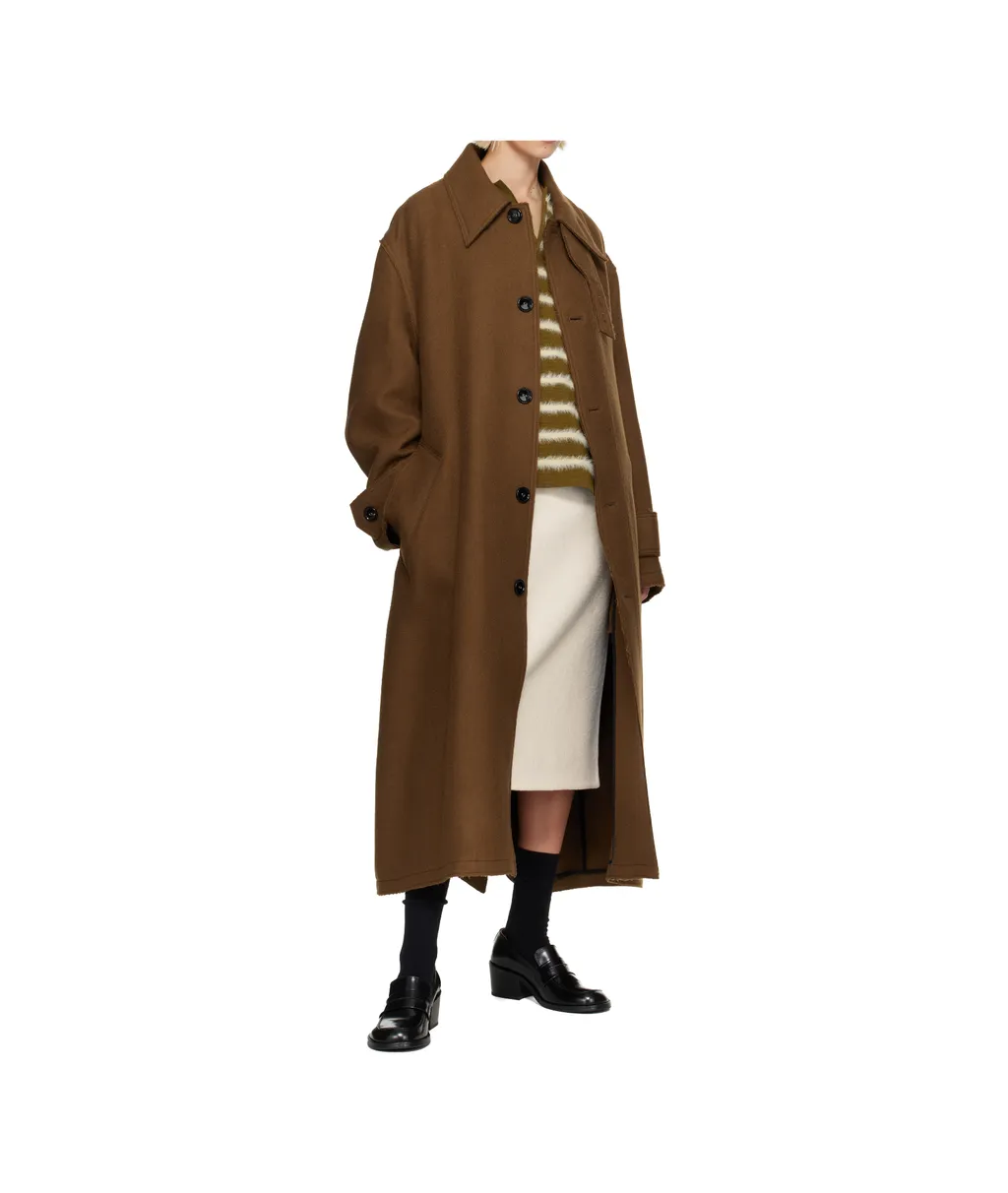 Wool Belt Coat