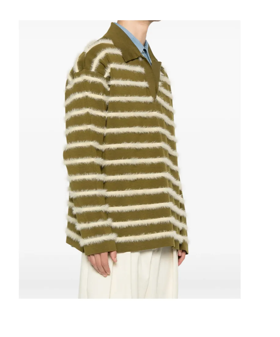 Striped Long-Sleeve Sweater
