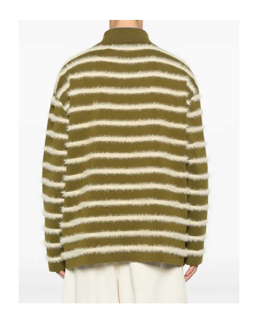 Striped Long-Sleeve Sweater