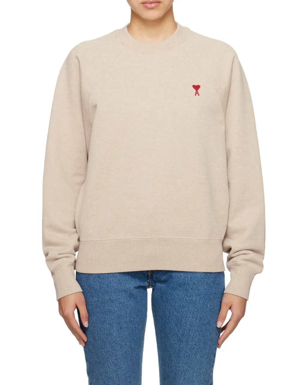 Ami De Coeur Logo Detailed Long Sleeved Sweatshirt