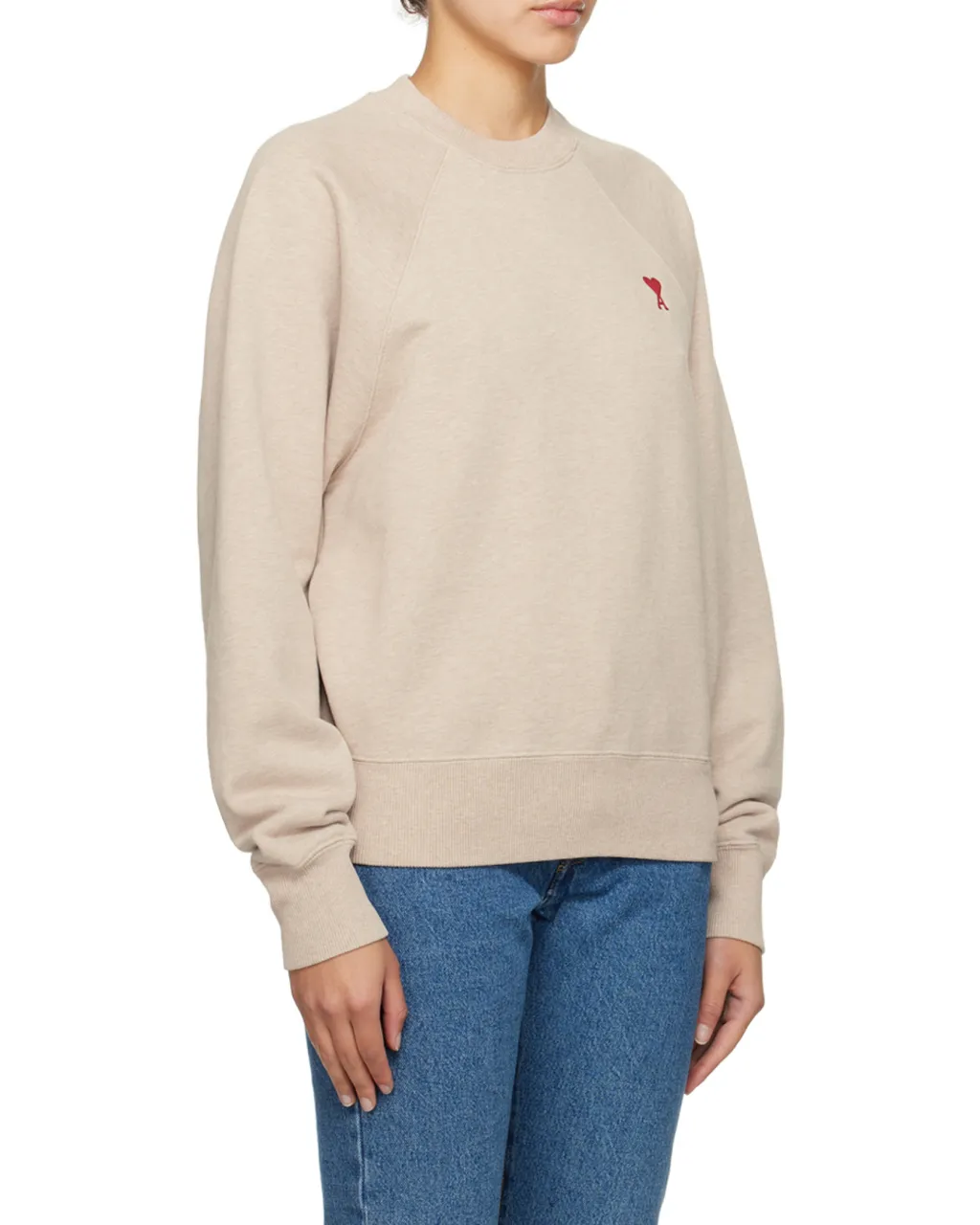 Ami De Coeur Logo Detailed Long Sleeved Sweatshirt