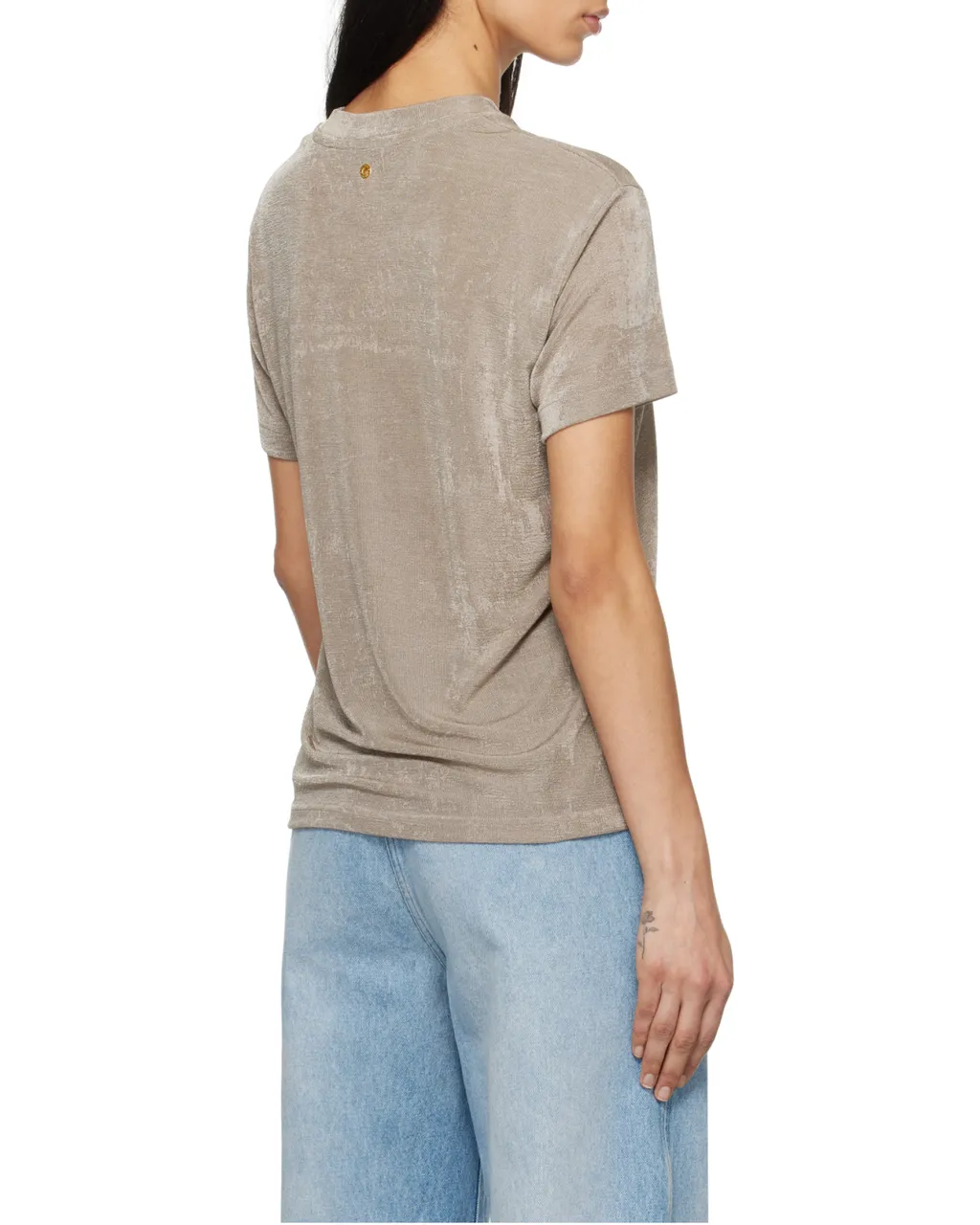 Rib Jersey Short Sleeve T-Shirt
