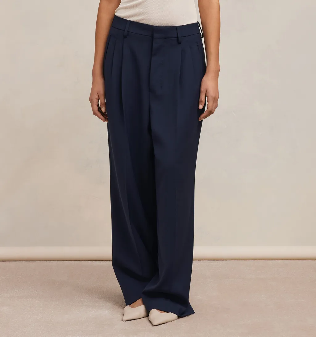 Pocket Wool Casual Pants