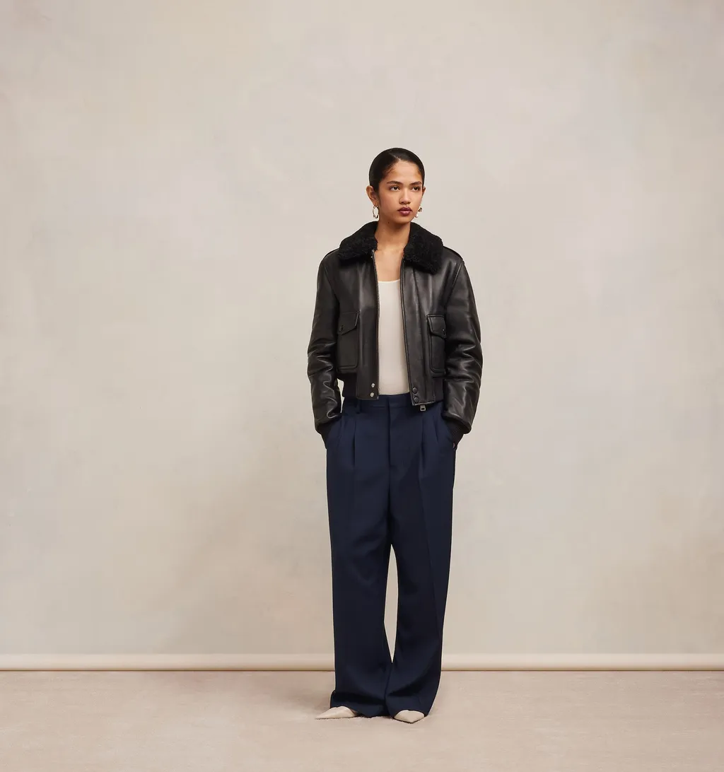 Pocket Wool Casual Pants