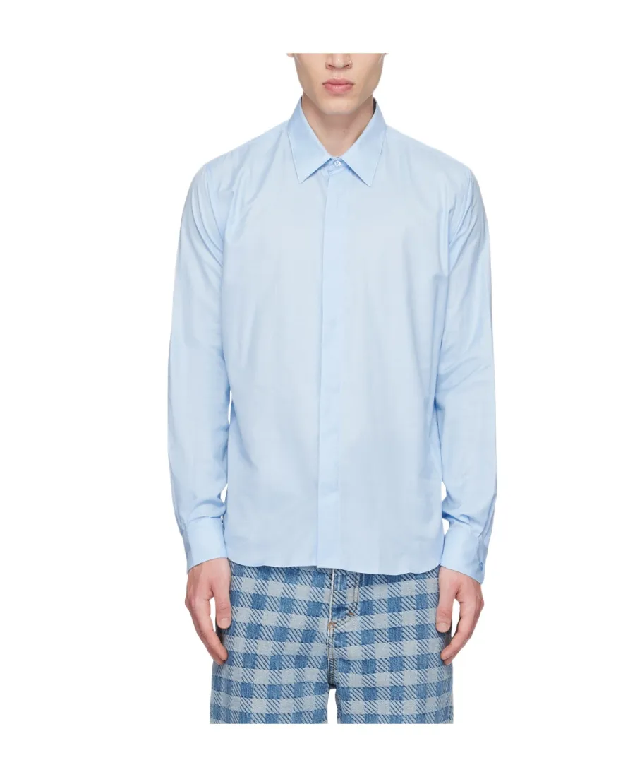 Button-Up Long-Sleeved Shirt