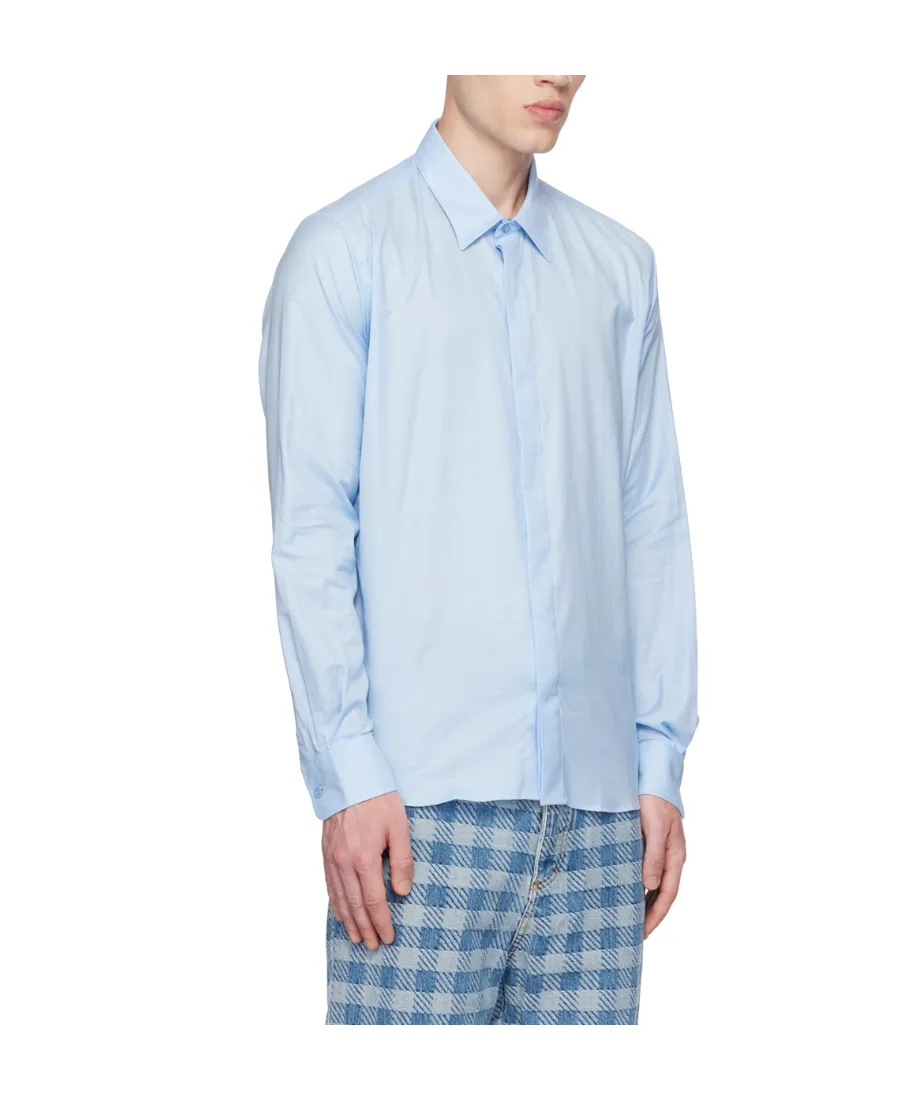 Button-Up Long-Sleeved Shirt