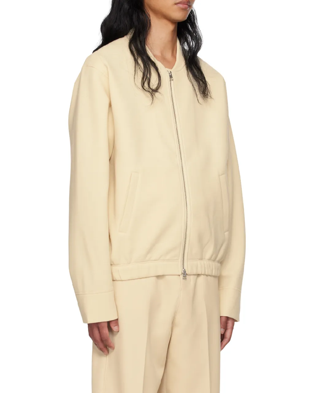 Zipped Bomber Jacket