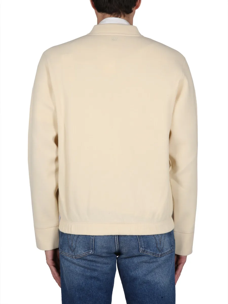 Zipped Bomber Jacket