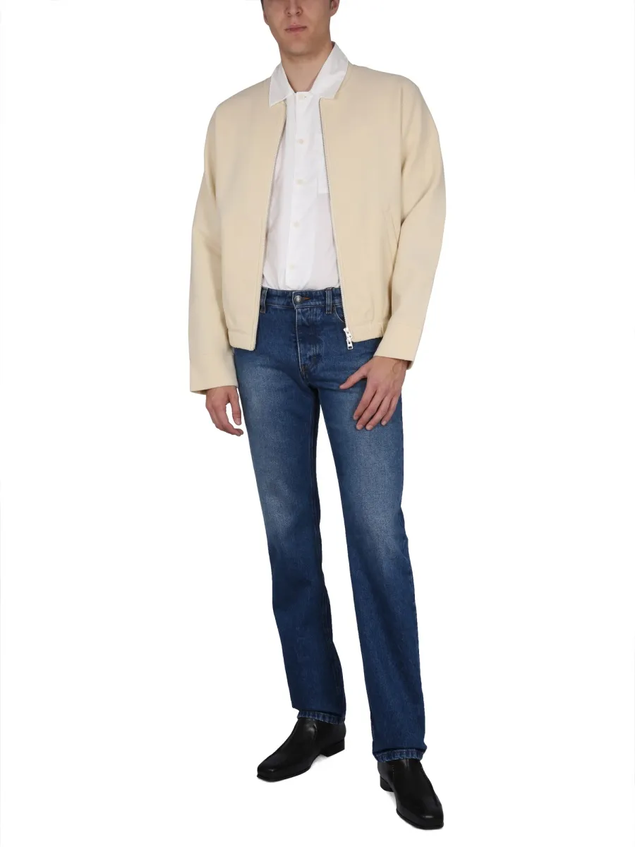 Zipped Bomber Jacket