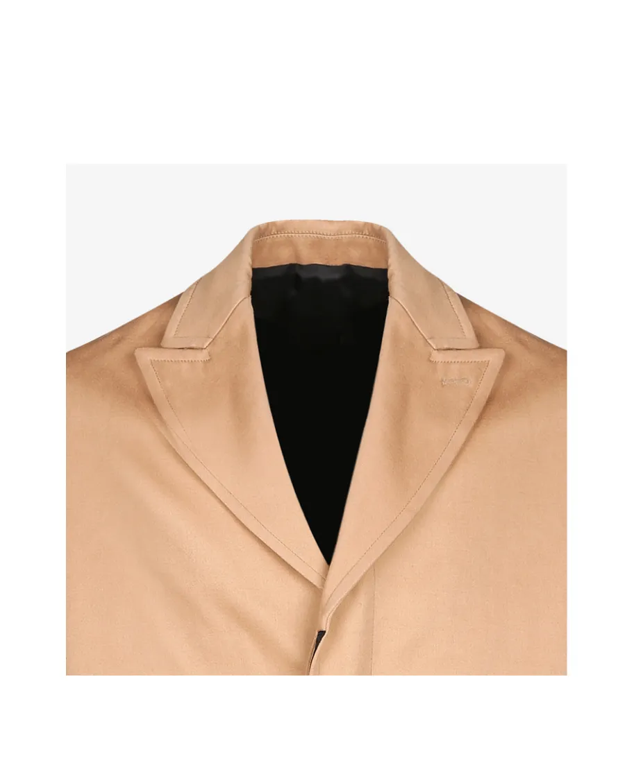 Single-Breasted Cotton Coat