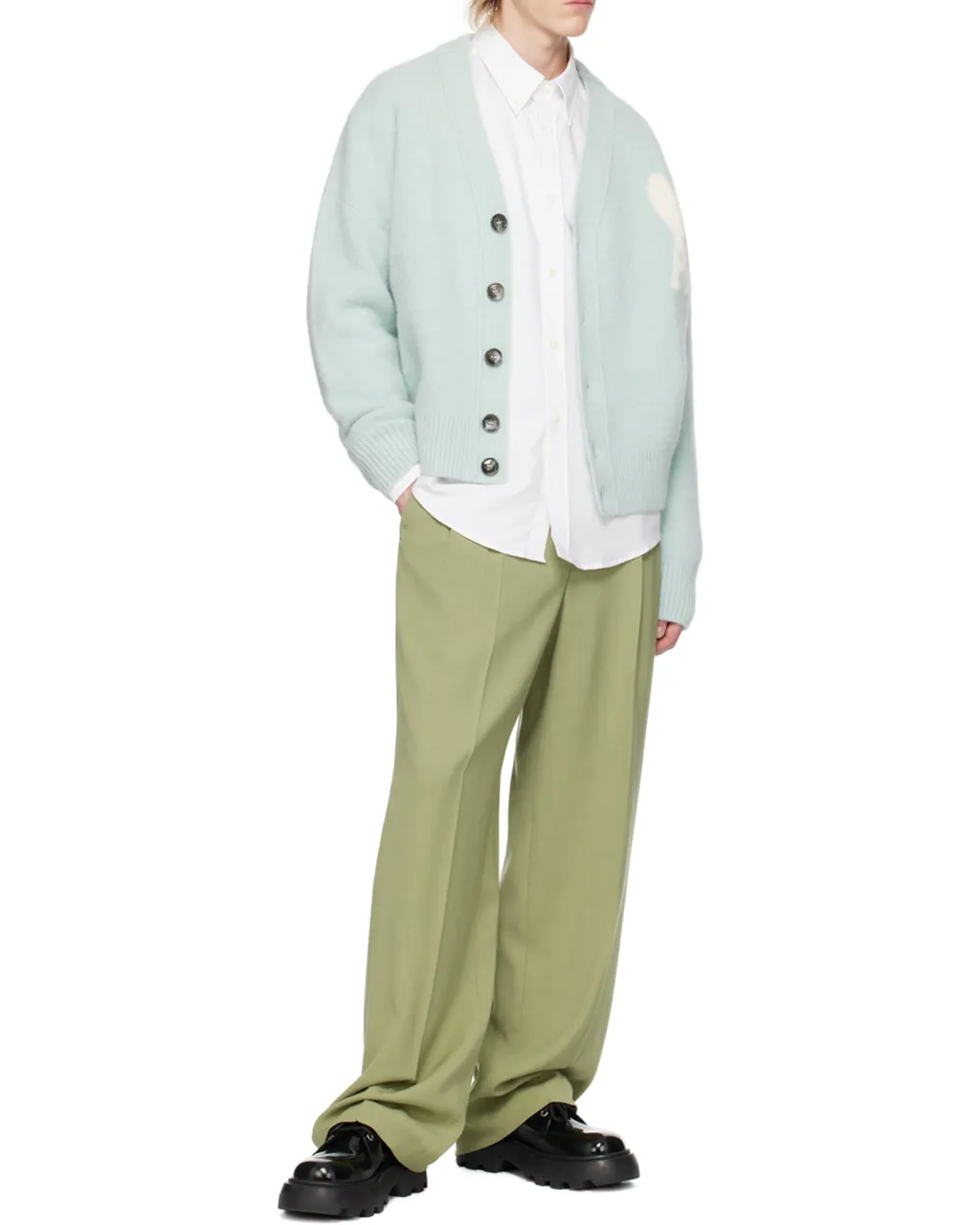 Ami De Coeur Logo Embroidered Buttoned Shirt