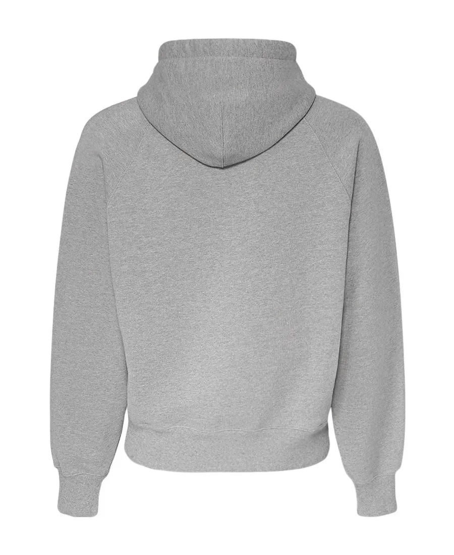 Logo Embroidered Drawstring Hoodie