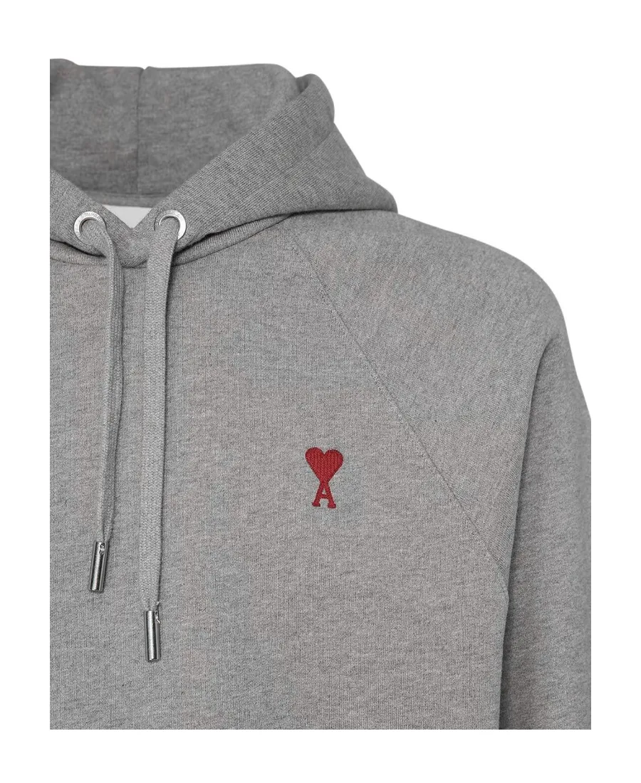 Logo Embroidered Drawstring Hoodie